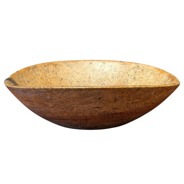 18th Century Native American Ash Burl Bowl For Sale - Image 4 of 11
