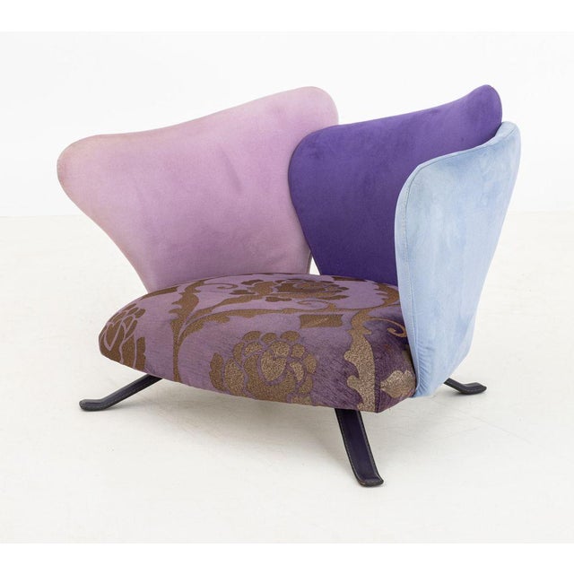 Postmodern Giorgio Saporiti for Il Loft "Flower Baby" Chair For Sale - Image 3 of 8