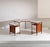 Corner Desk in Painted Metal, Wood, Formica, and Brass by Sergio Coradeschi, 1950s, in Very Good conditions. Designed 1950...