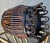 Rustic Late 20th-Century Handcrafted Pencil Bamboo "Looped Crown" Rim Cachepot / Planter Basket For Sale - Image 3 of 18