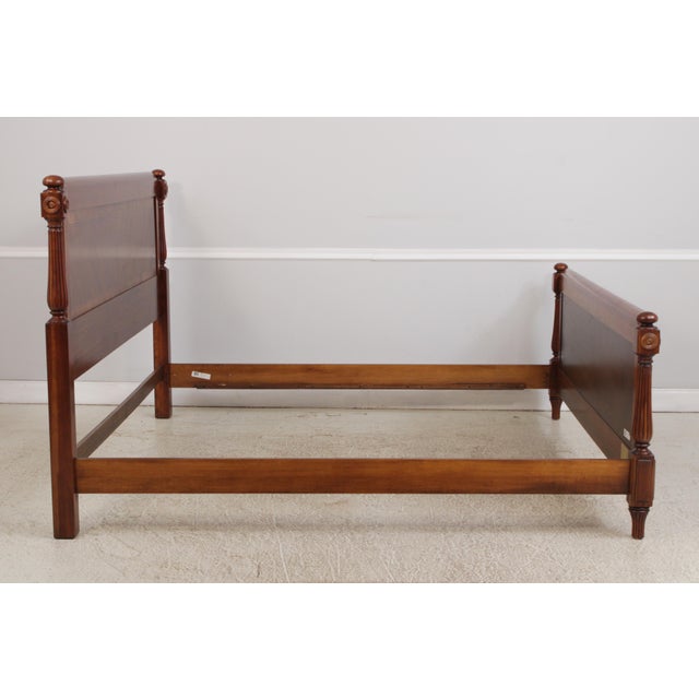 Lexington Furniture Lexington King Size Cherry Sheraton Style Bed For Sale - Image 4 of 18