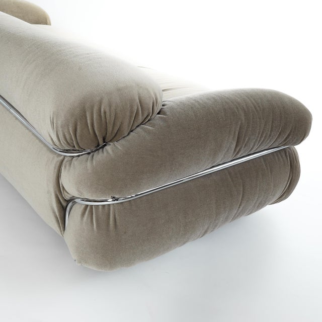 Sesann Three-Seat Sofa by Gianfranco Frattini for Cassina, Italy, 1970s For Sale - Image 10 of 12