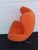 Orange Mid Century Modern Swivel Rocking Orange Egg Chair Fritz Hansen Style 6608 For Sale - Image 8 of 18