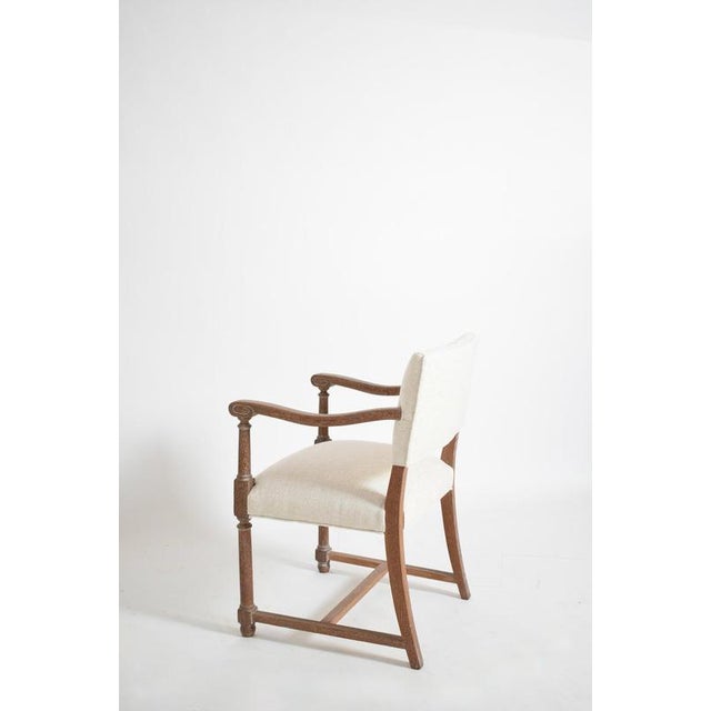 Cerused Oak Lounge Chairs, 1940s, Set of 2 For Sale - Image 4 of 6