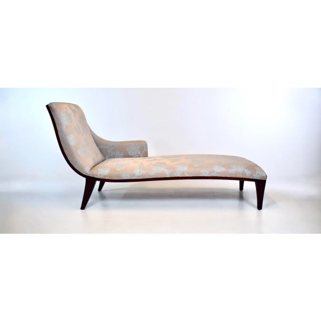 Neoclassical Stickley Brothers Neoclassical Chaise Lounge, Mahogany Upholstery, Usa For Sale - Image 3 of 11