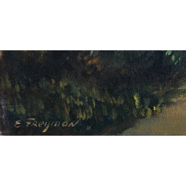 Rococo In the Garden, Erik Freyman Acrylic Painting For Sale - Image 3 of 5