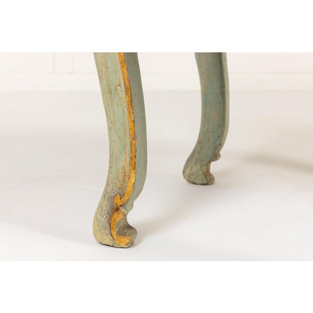 Set of Antique Italian Painted Chairs, 1700s For Sale - Image 5 of 14