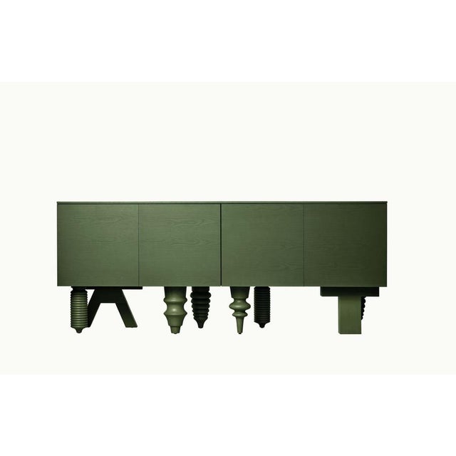 2M Multileg Cabinet in Red Ash Wood by Jaime Hayon for BD Barcelona, 2022 For Sale - Image 4 of 13