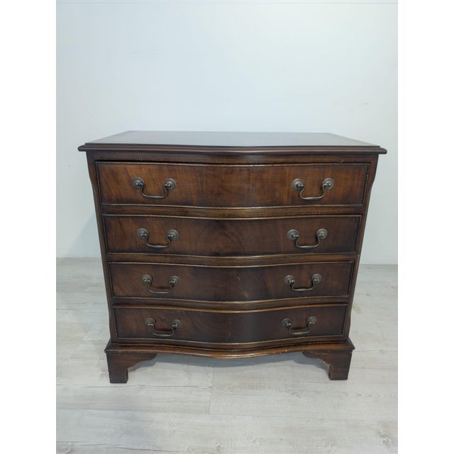 Wood Vintage Chippendale Chest of Drawers in Wood, 1955 For Sale - Image 7 of 18
