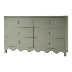 Vintage Fennel Green Dresser
