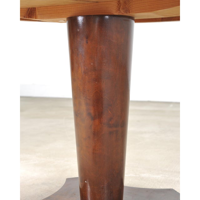 Brown Carrie Bradshaw's Screen Used Burlwood Round Center Table For Sale - Image 8 of 18