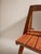 Wood Set of 4 Mid-Century Modern Trieste Walnut-Stained Folding Chairs attributed to Aldo Jacober for Alberto Bazzani, 1960s, Set of 4 For Sale - Image 7 of 9