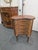 Louis XV Style Bombé Commode with Half-Moon Marquetry Top, 1960s For Sale - Image 9 of 11
