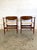 1950s Pair Arne Hovmand Olsen Rare Danish Modern Teak Chairs For Sale - Image 5 of 13