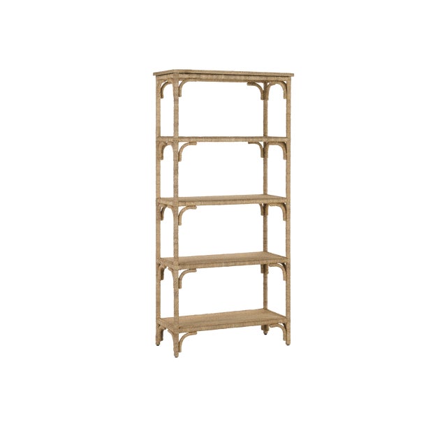 Currey & Company Olisa Rope Etagere For Sale