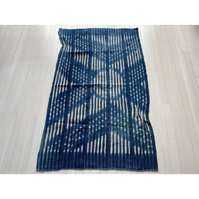 Andrianna Shamaris Antique Indigo Mali Textile For Sale - Image 17 of 18