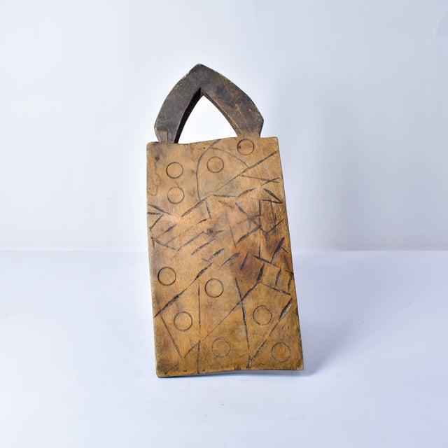 Mid 20th Century Vintage African Wood Stool Burkina Faso For Sale - Image 14 of 15