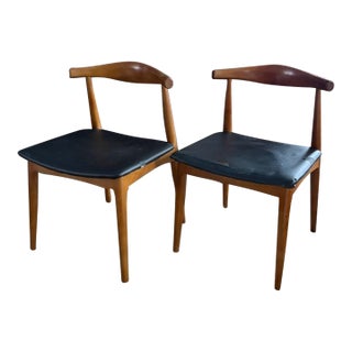 Hans Wegner Elbow Chairs For Sale