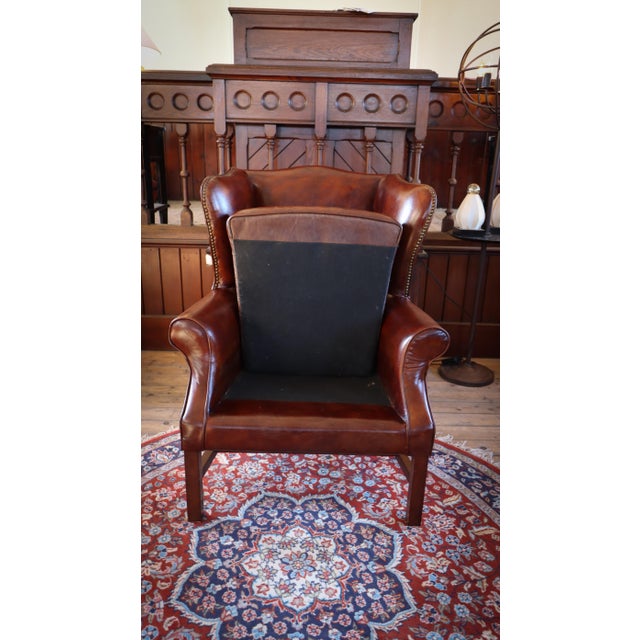 Halo Lincoln Club Armchair in Cigar Leather from Timothy Oulton, 2010s For Sale - Image 15 of 18