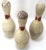 Antique White Original Vintage American Mid 20th Century Wood Bowling Pins. Lot of 3 For Sale - Image 8 of 10