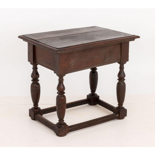 Brown American Mahogany Work Table For Sale - Image 8 of 8