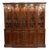 Large Five Door Traditional Georgian Mahogany Breakfront China Cabinet/Bookcase by Leighton Hall For Sale