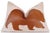 Contemporary Luxury Genuine Cowhide Bear Throw Pillow 16x24 | Handmade Hair-on-Hide Leather Designer Lumbar Cushion For Sale - Image 3 of 10