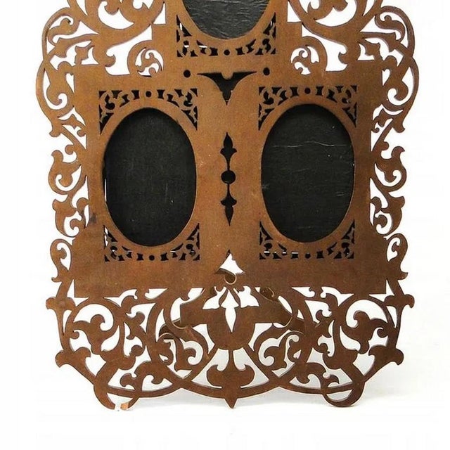 Brown Antique Art Nouveau Frame, 1890s For Sale - Image 8 of 10