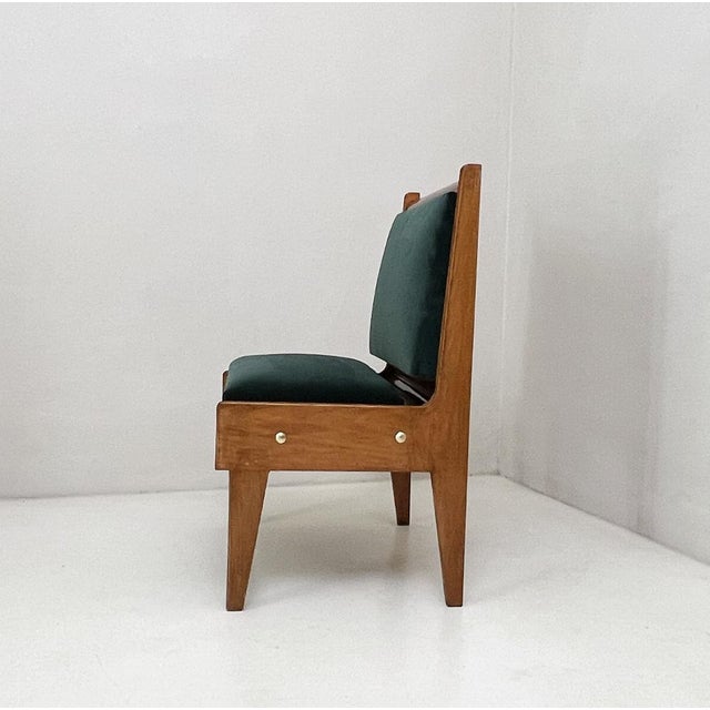 Mid-Century Modern Vintage Wall Benches, 1950s, Set of 2 For Sale - Image 3 of 6