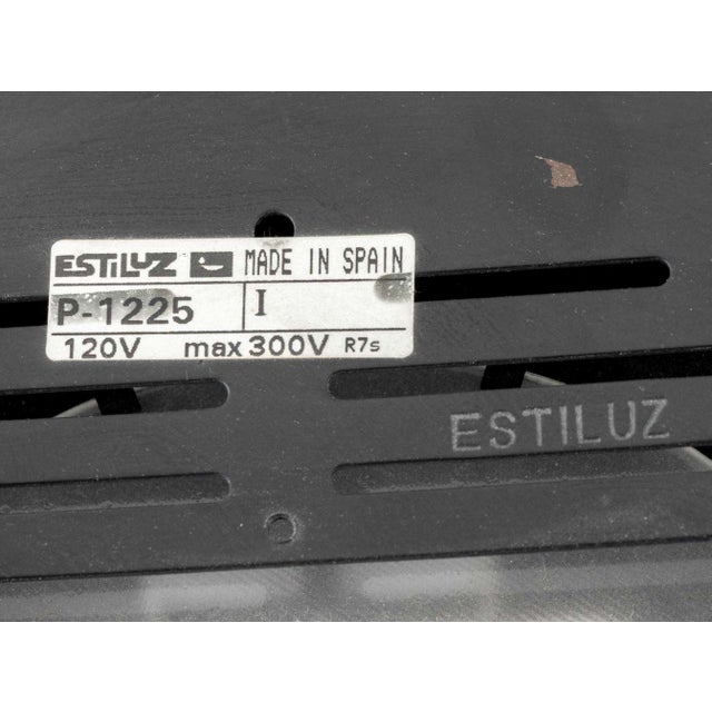 Estiluz Black Metal Adjustable Floor Lamps, Pair For Sale - Image 10 of 10