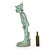 Art Nouveau American Art Nouveau Bronze Sculpture of “Wildflower” by Edward Berge For Sale - Image 3 of 18