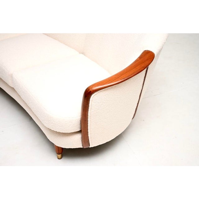 Vintage Swedish Cocktail Sofa, 1950s For Sale - Image 9 of 13