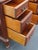 1930s Tall Narrow Queen Anne Burl Walnut Nightstands End Bedside Tables a Pair 6659 For Sale - Image 5 of 18