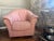 Animal Skin Motivated Seller: 1980s Postmodern Pink Leather Swivel Chair For Sale - Image 7 of 11