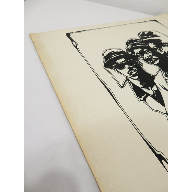 White Rare Important 1971 Black Women's League Photography Competition 2 Sided Poster ~ Carboard Flyer Art Sign For Sale - Image 8 of 15