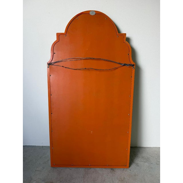Vintage Baker Furniture Hollywood Regency Gold Giltwood Architectural Arch Wall Mirror For Sale - Image 13 of 13