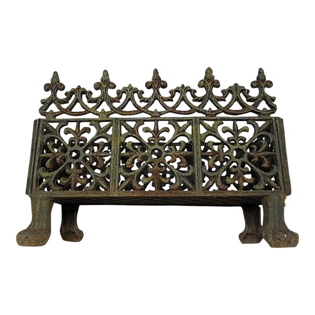 Victorian Cast Iron Fireplace Grate Chairish