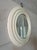 Italian Round Mirror with Sculptural Concentric Frame For Sale - Image 4 of 8