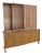 John Widdicomb Mid Century Two Part Sideboard Display Shelves Bookcase 6417 For Sale