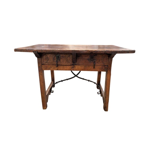 Spanish Spanish 17th Century Side Table For Sale - Image 3 of 12