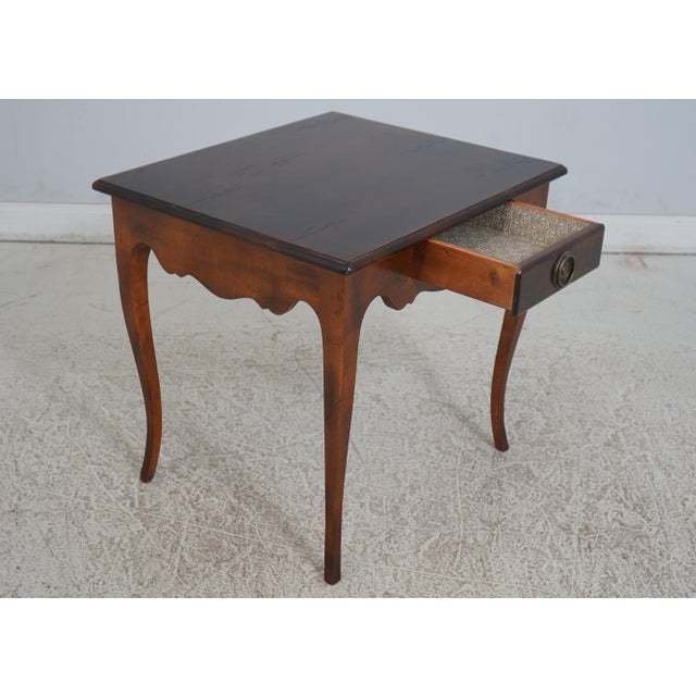 Italian Baker Milling Road Italian Style 1 Drawer Foyer Table For Sale - Image 3 of 12