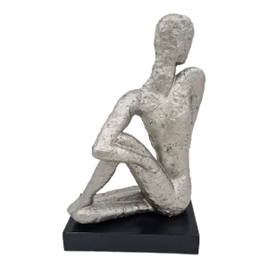 1980s Jaru California Modernist Androgenous Humanoid Sculpture