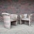 Late 20th Century Pair of Milo Baughman for Thayer Coggin Split Back Chairs Postmodern For Sale - Image 5 of 12
