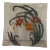 Vintage Glass Platter With Lilies For Sale