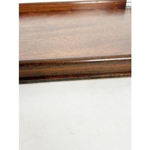 Wooden Tray with Rounded Edge, France, 1950s For Sale - Image 6 of 8