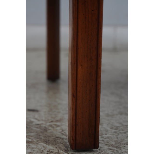 Wright Table Co Chippendale Walnut Butler Coffee Table For Sale - Image 12 of 16