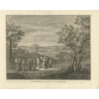 Bernard Picart, Illustration of the Funeral at Constantinople, 1729, Print For Sale