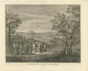 Bernard Picart, Illustration of the Funeral at Constantinople, 1729, Print