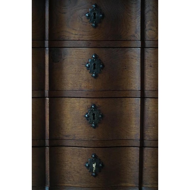 Baroque-Style Chest of Drawers in Oak, 1920s For Sale - Image 6 of 18