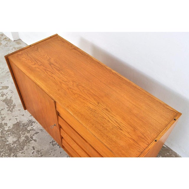 Brown Vintage U-458 Chest of Drawers by Jiri Jiroutek, 1960s For Sale - Image 8 of 13